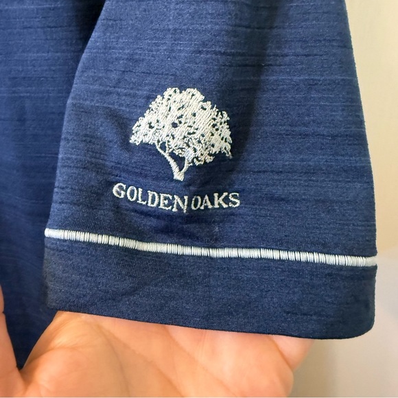 Puma Blue Polo Shirt Athletic Performance Golden Oaks B & G 2021 - Picture 4 of 11